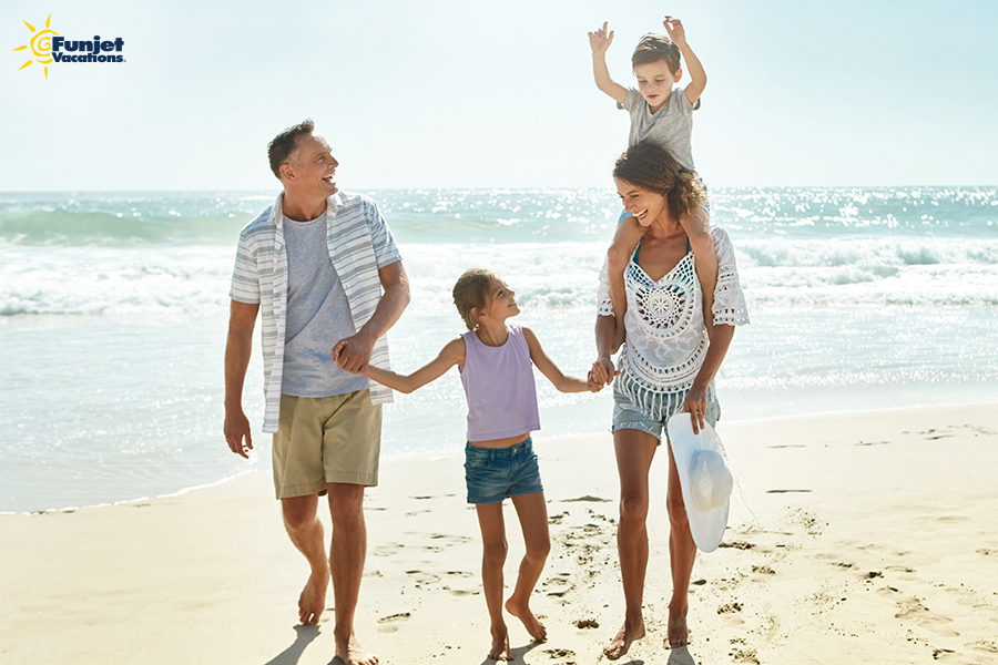 FJ family on beach